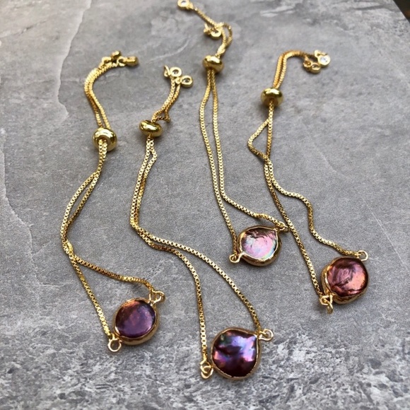 ❗️LAST❗️Natural Peacock Pearl Bracelet - Picture 4 of 7